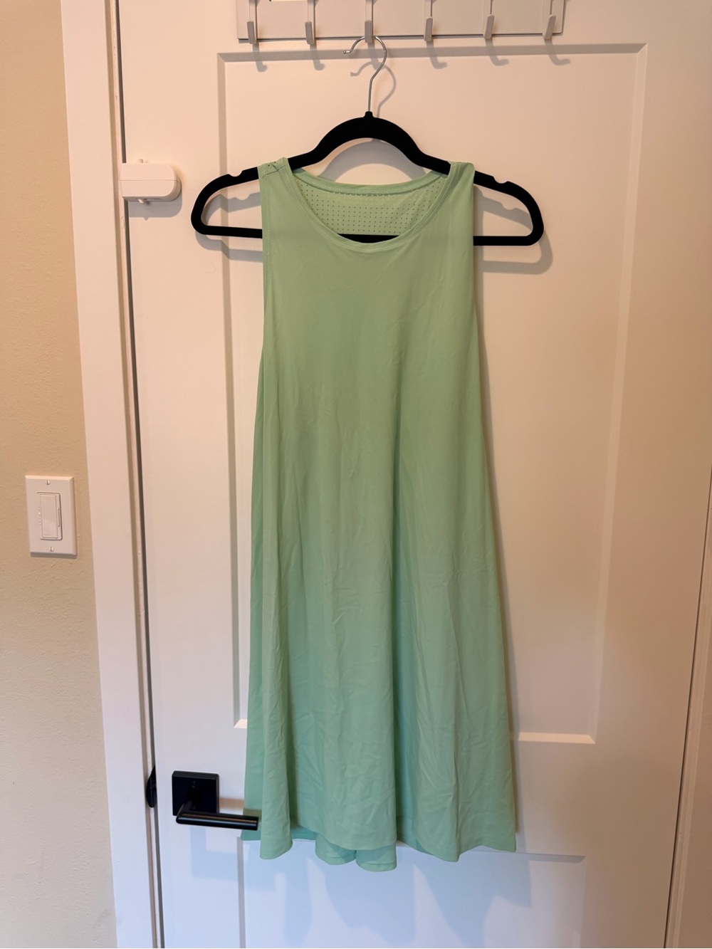 Sweaty Betty Light Green Sleeveless A-Line Dress